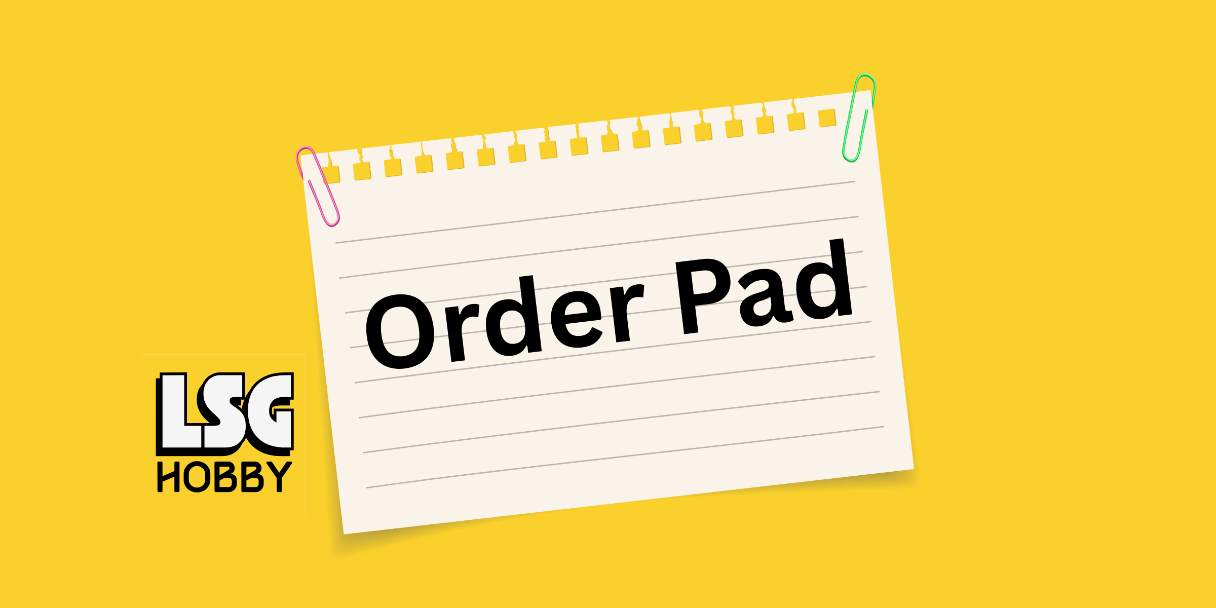 NEW Order Pad - How To Use
